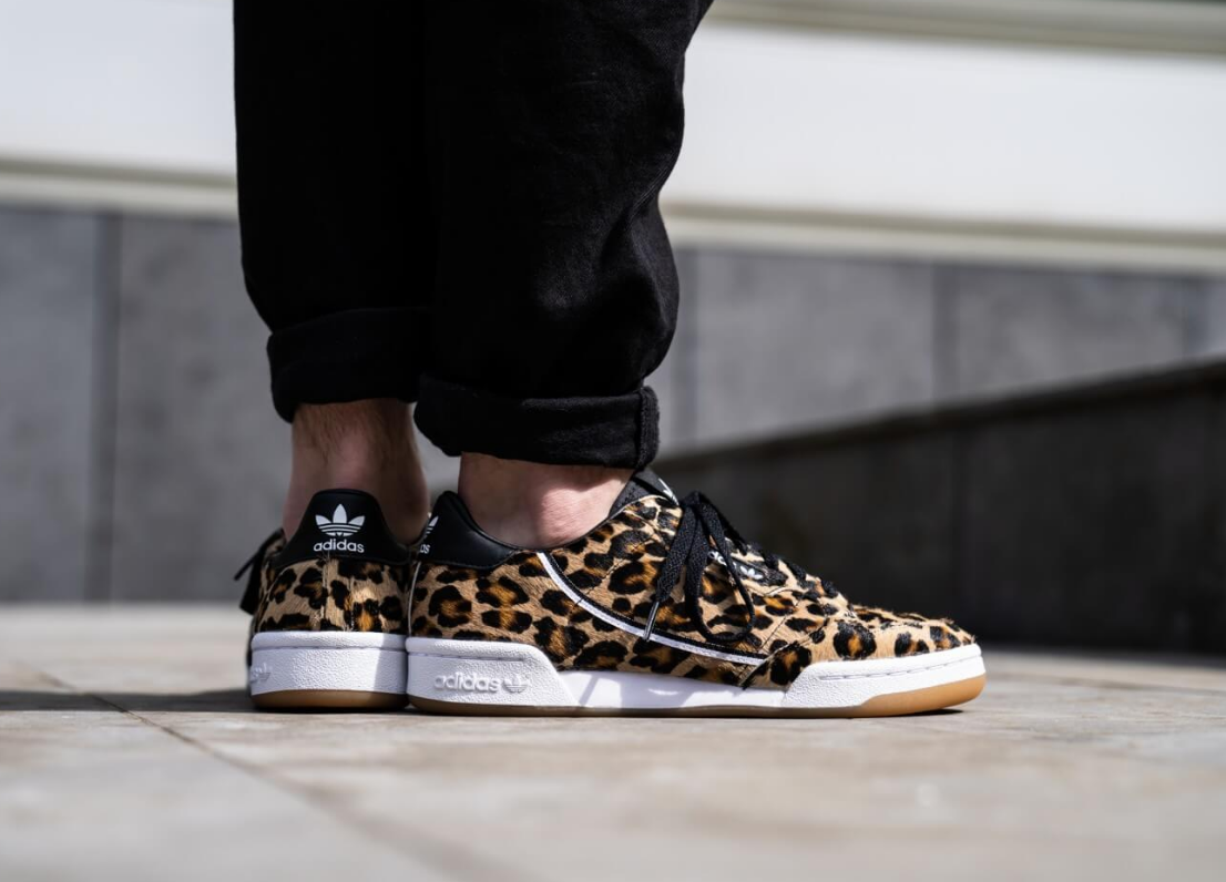 adidas continental 80 leopard